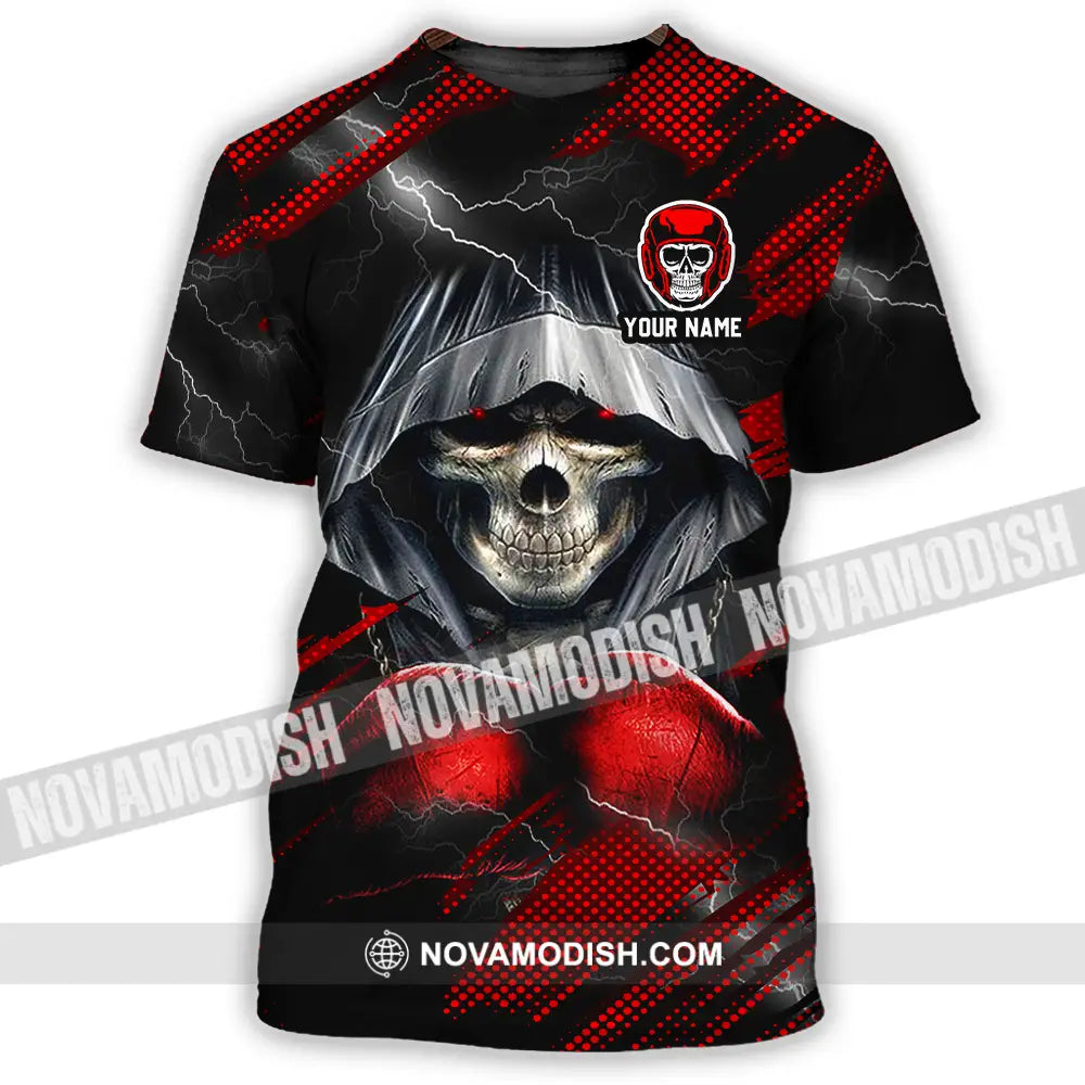 Unisex Shirt - Custom Text Shirt Boxing Shirt T-Shirt / S T-shirt