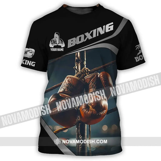 Unisex Shirt - Custom Text Shirt Boxing T-Shirt / S T-shirt