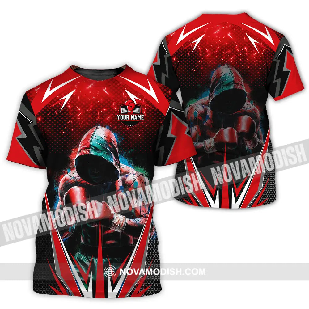 Unisex Shirt - Custom Text Shirt Boxing Shirt T-Shirt / S T-shirt