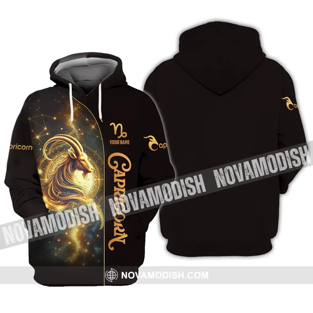 Unisex Shirt - Custom Text Shirt Capricorn Hoodie / S T-shirt