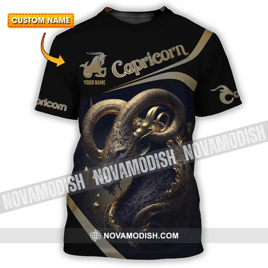 Unisex Shirt - Custom Text Shirt Capricorn T-shirt