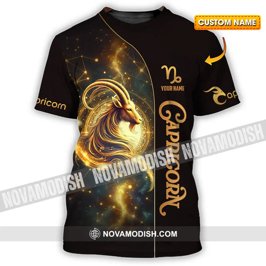 Unisex Shirt - Custom Text Shirt Capricorn T-shirt