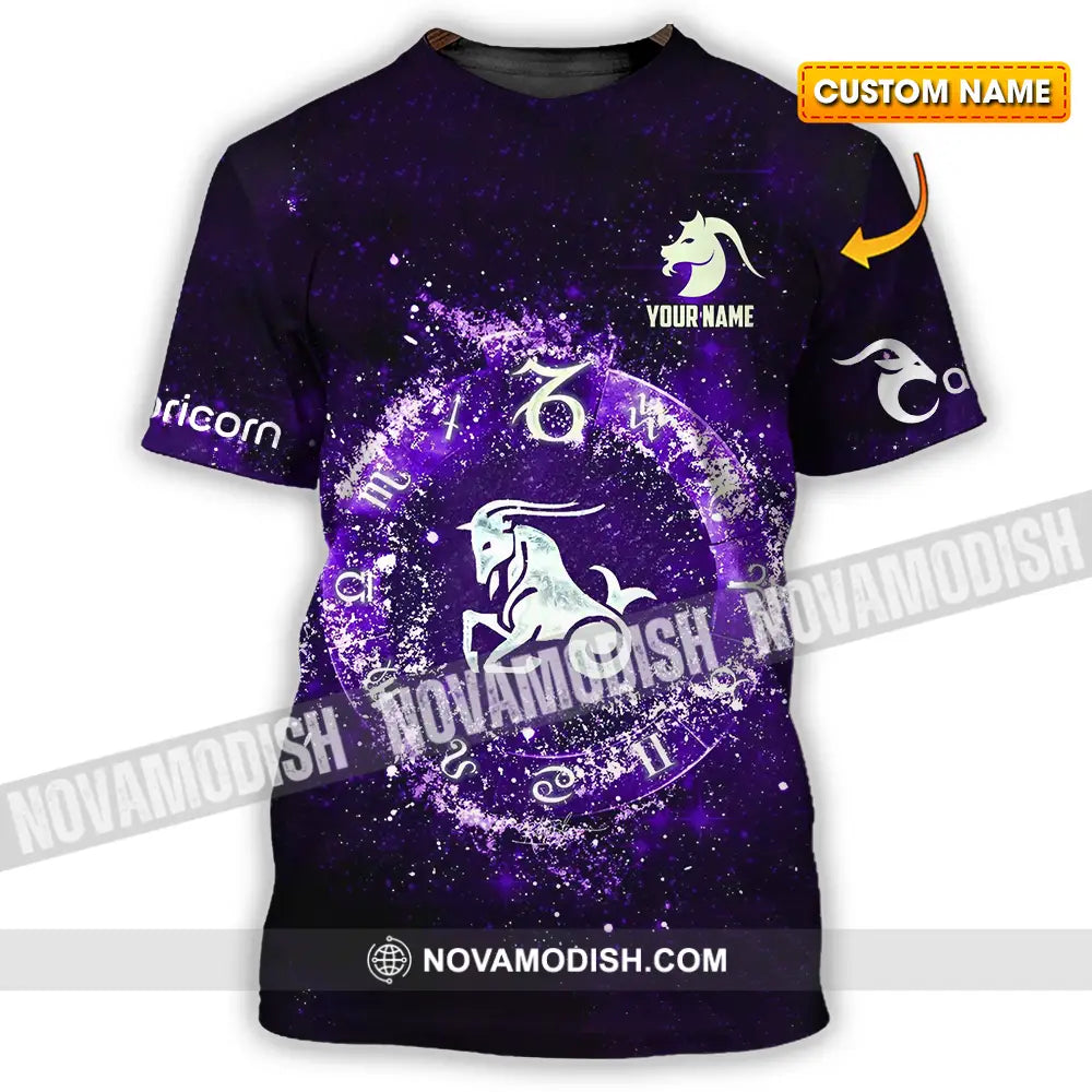 Unisex Shirt - Custom Text Shirt Capricorn T-shirt
