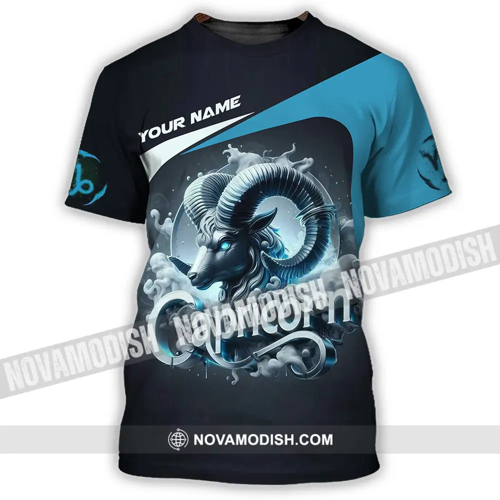 Unisex Shirt - Custom Text Shirt Capricorn T-Shirt / S T-shirt