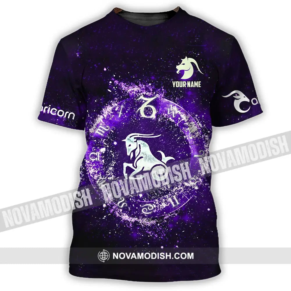 Unisex Shirt - Custom Text Shirt Capricorn T-Shirt / S T-shirt