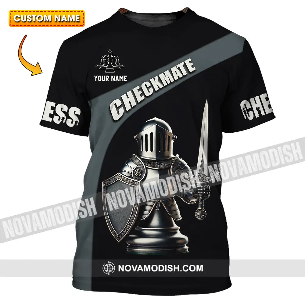 Unisex Shirt - Custom Text Checkmate T-Shirt