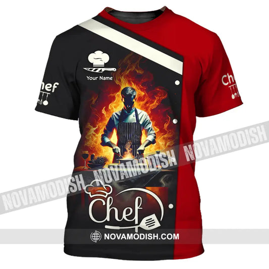 Unisex Shirt - Custom Text Shirt Chef Shirt T-Shirt / S T-shirt