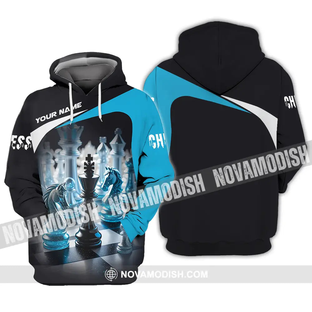 Unisex Shirt - Custom Text Shirt Chess Hoodie / S T-shirt