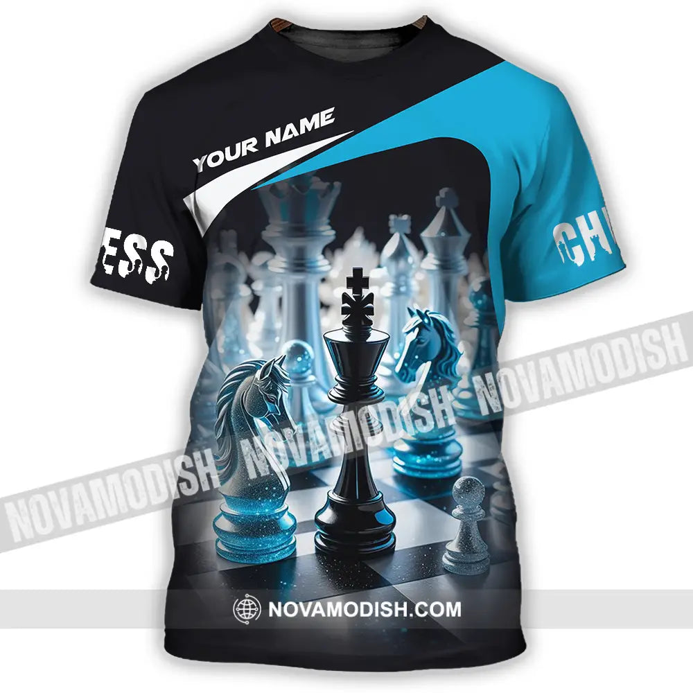 Unisex Shirt - Custom Text Shirt Chess T-Shirt / S T-shirt