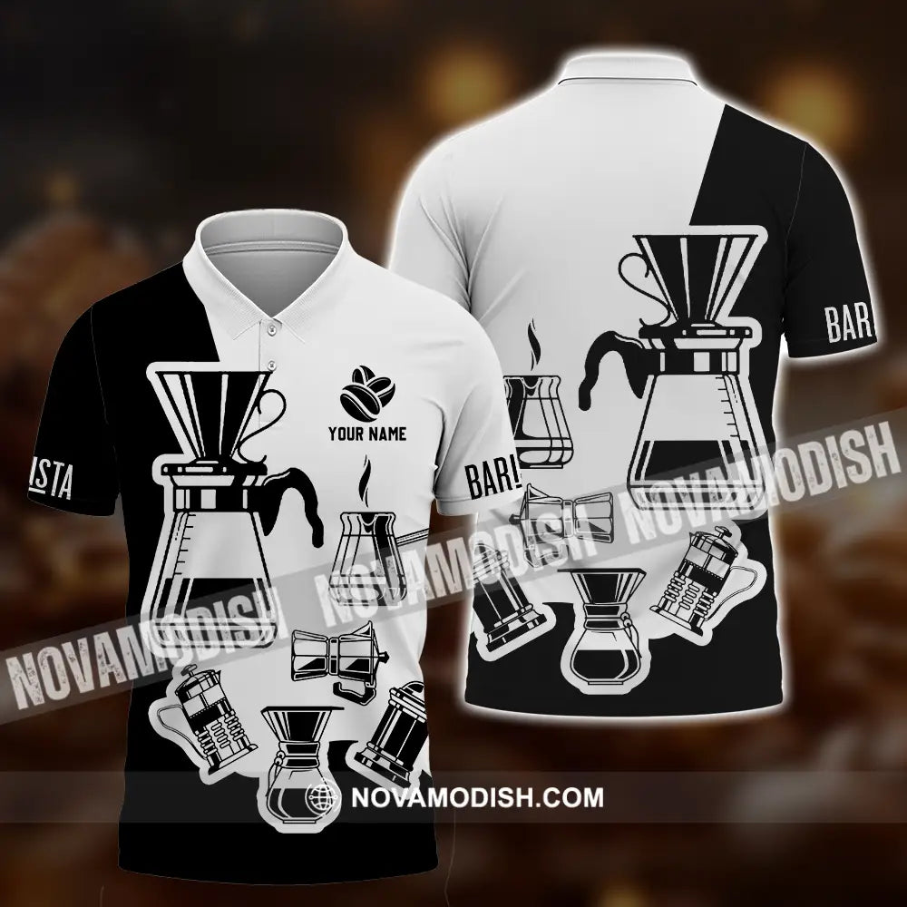Unisex Shirt - Custom Text Shirt Coffee Shirt Polo Shirt / S T-shirt