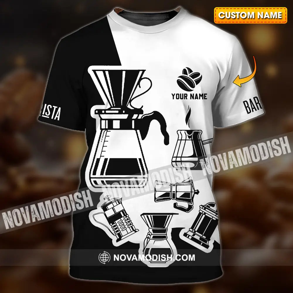 Unisex Shirt - Custom Text Shirt Coffee Shirt T-shirt