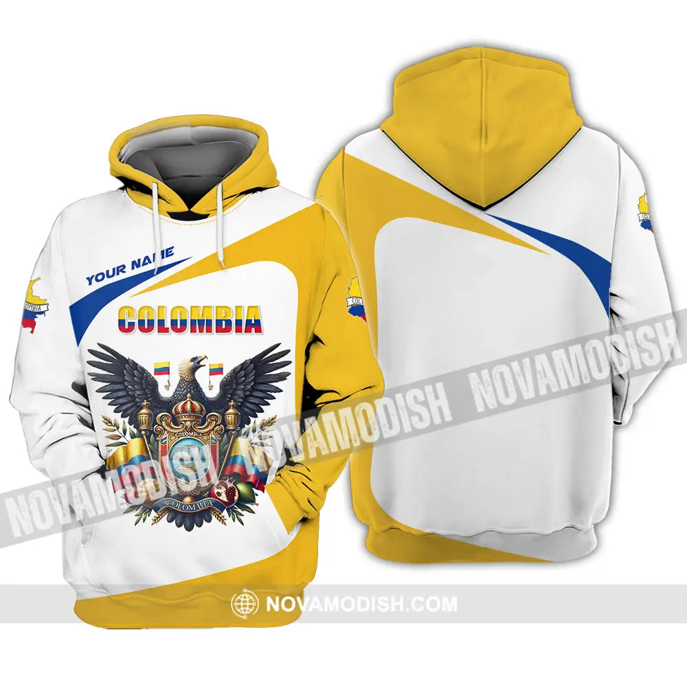 Unisex Shirt - Custom Text Shirt Colombia Hoodie / S T-shirt