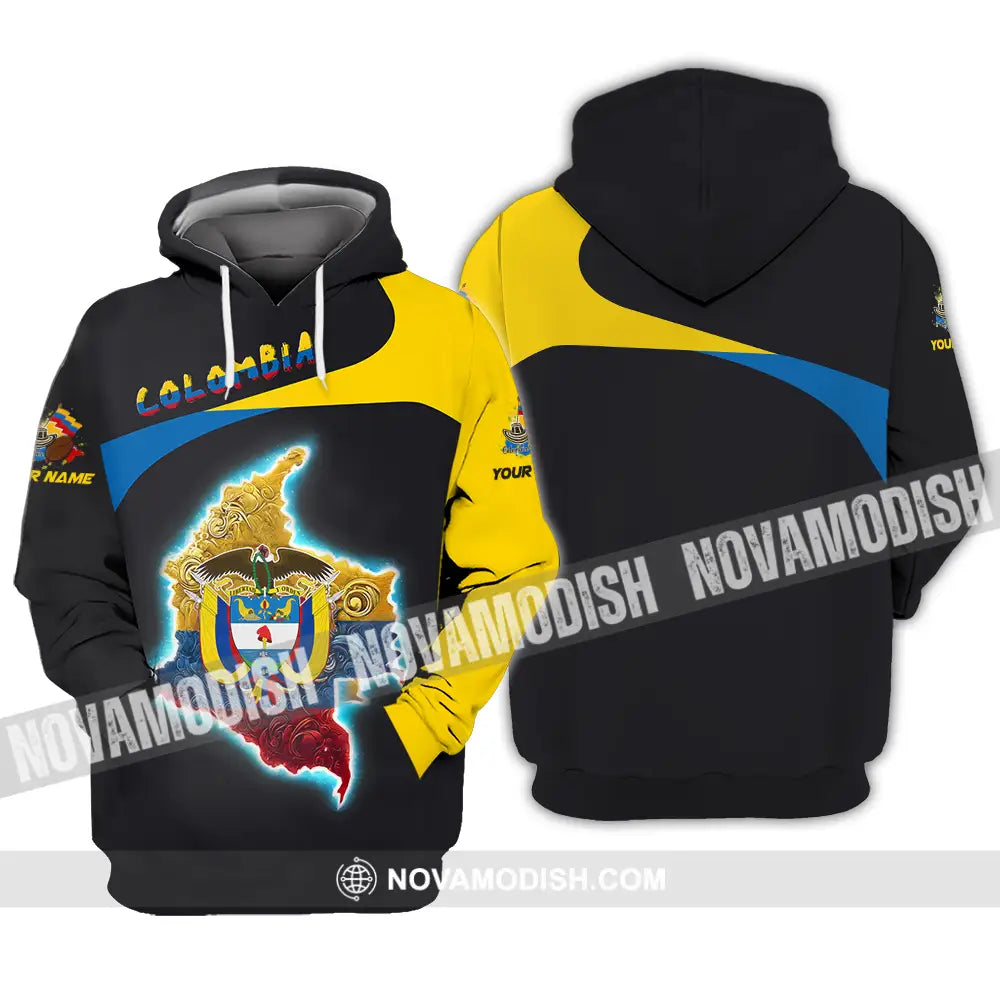Unisex Shirt - Custom Text Shirt Colombia Hoodie / S T-shirt