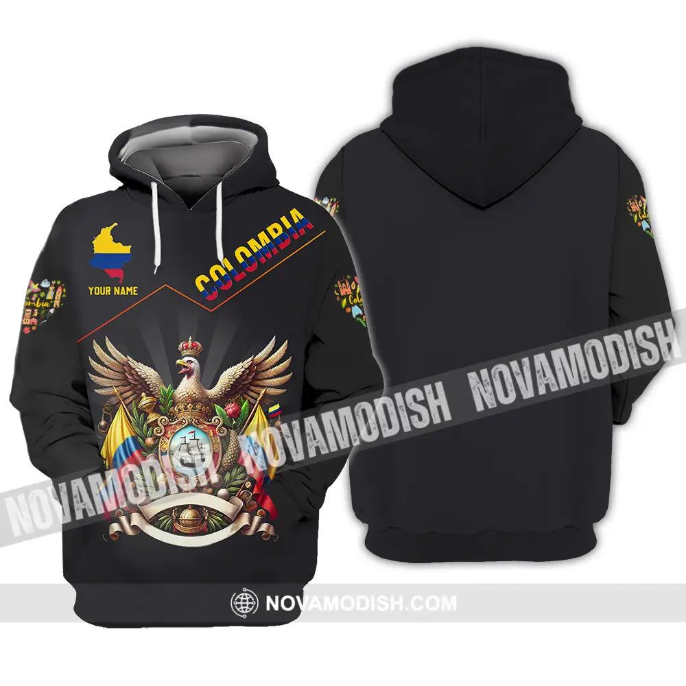 Unisex Shirt - Custom Text Shirt Colombia Hoodie / S T-shirt
