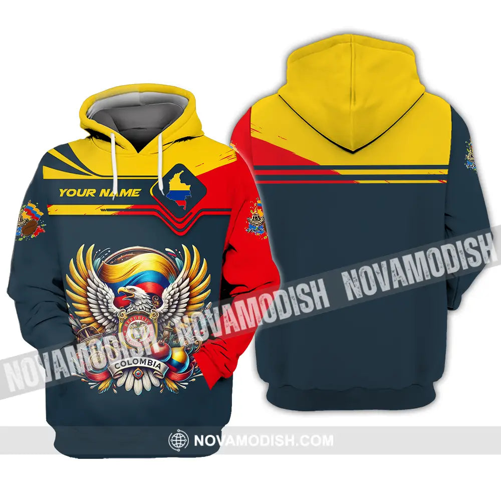 Unisex Shirt - Custom Text Shirt Colombia Hoodie / S T-shirt