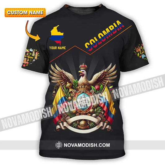 Unisex Shirt - Custom Text Shirt Colombia T-shirt