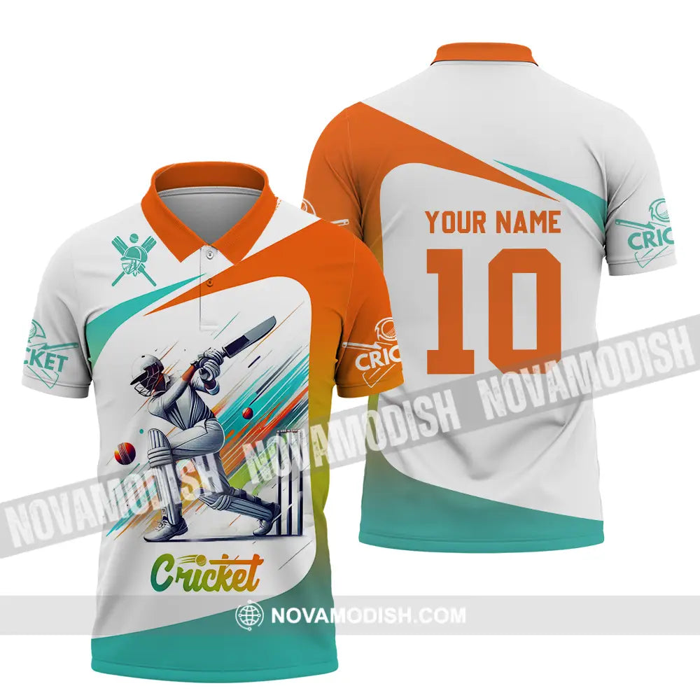 Unisex Shirt - Custom Text Shirt Cricket Shirt Polo Shirt / S T-shirt