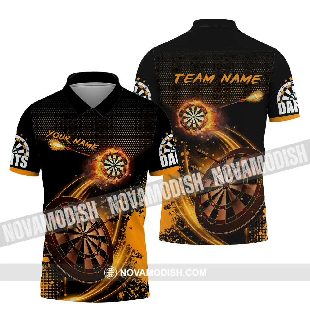 Unisex Shirt - Custom Text Shirt Dart Shirt Polo Shirt / S T-shirt