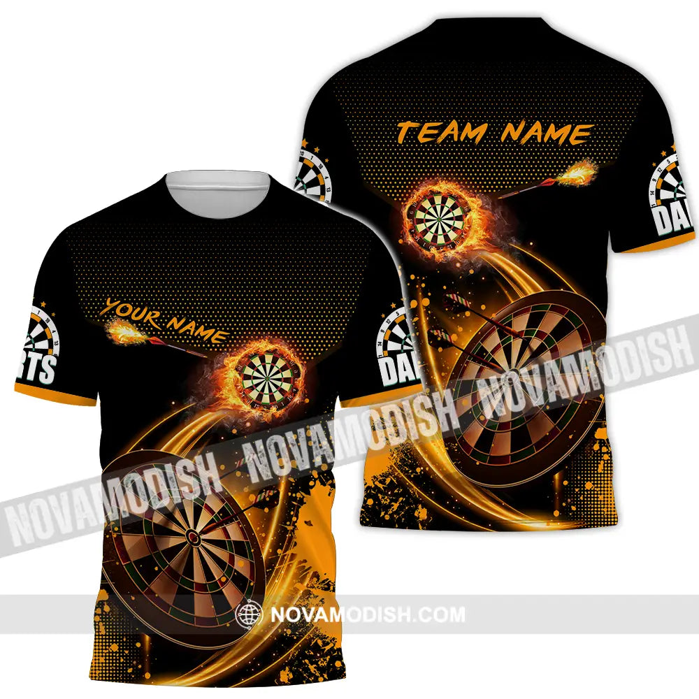 Unisex Shirt - Custom Text Shirt Dart Shirt T-Shirt / S T-shirt