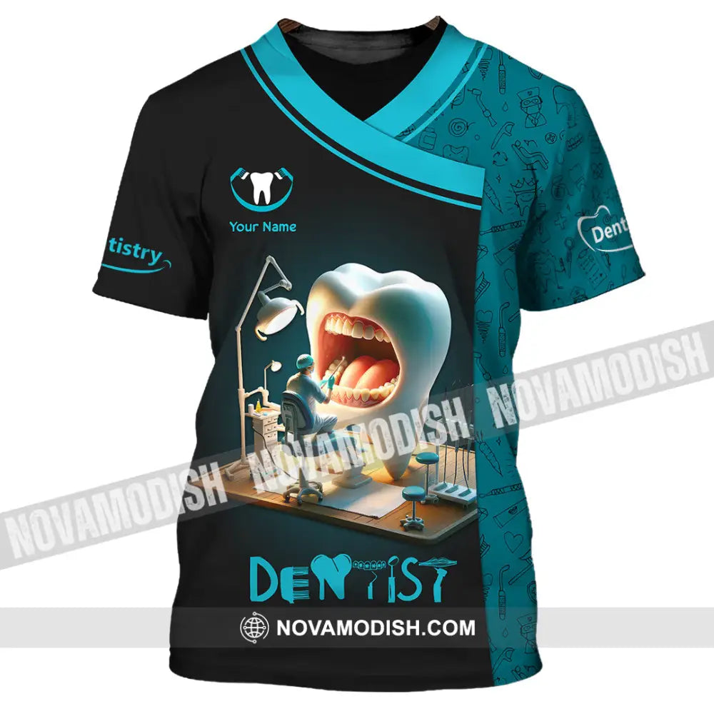 Unisex Shirt - Custom Text Dentist T-Shirt / S T-Shirt