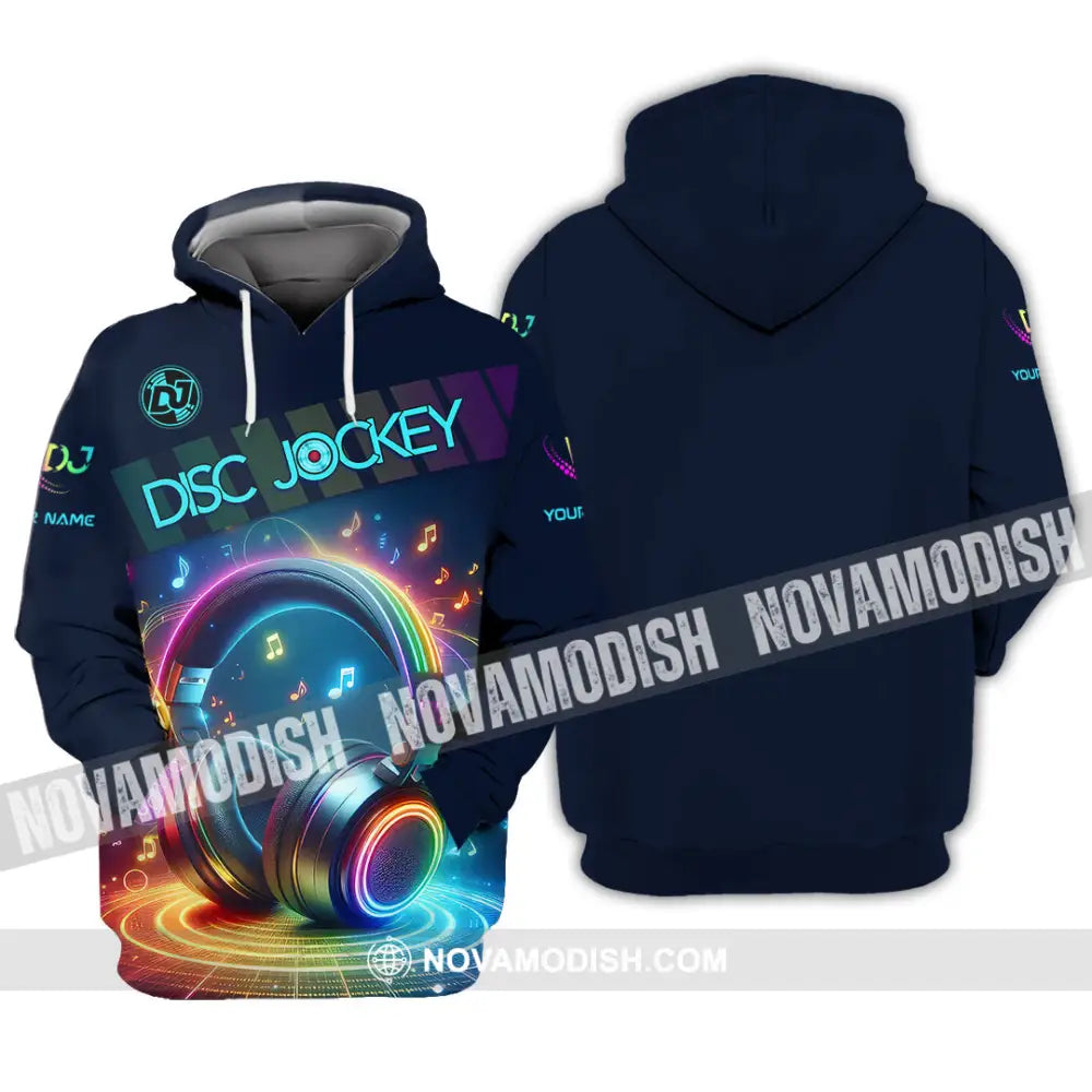 Unisex Shirt - Custom Text Dis Jockey Hoodie / S T-Shirt