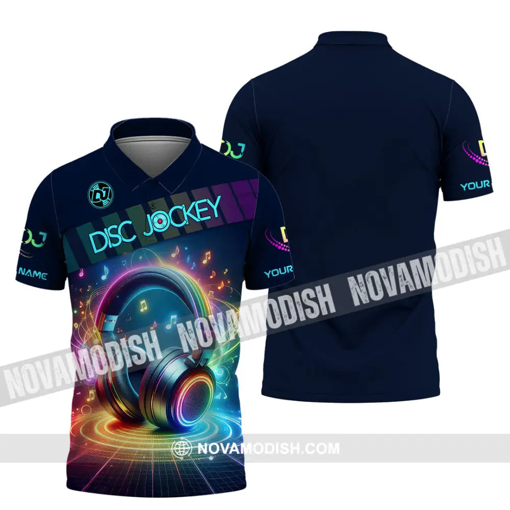 Unisex Shirt - Custom Text Dis Jockey Polo / S T-Shirt