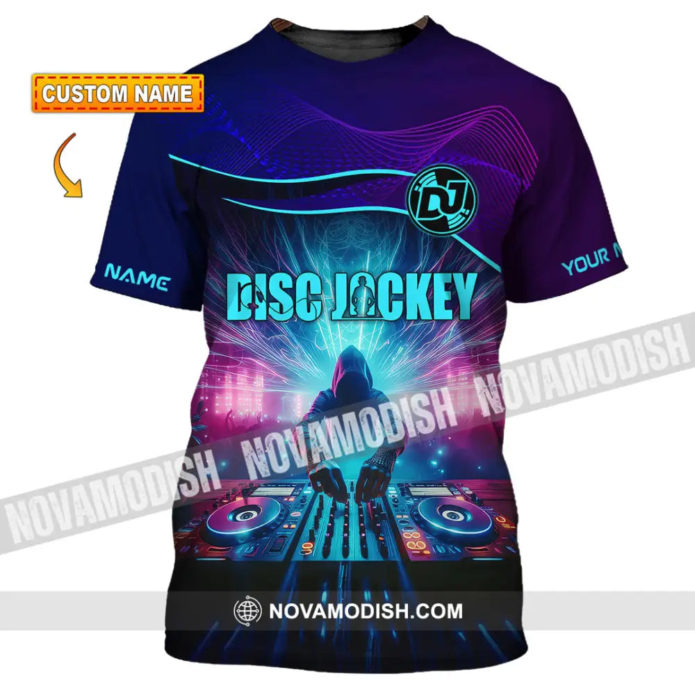 Unisex Shirt - Custom Text Dis Jockey T-Shirt