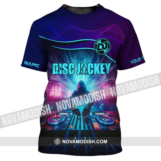 Unisex Shirt - Custom Text Dis Jockey T-Shirt / S T-Shirt