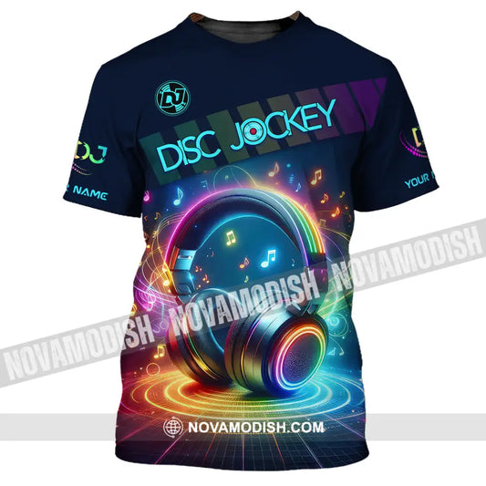 Unisex Shirt - Custom Text Dis Jockey T-Shirt / S T-Shirt