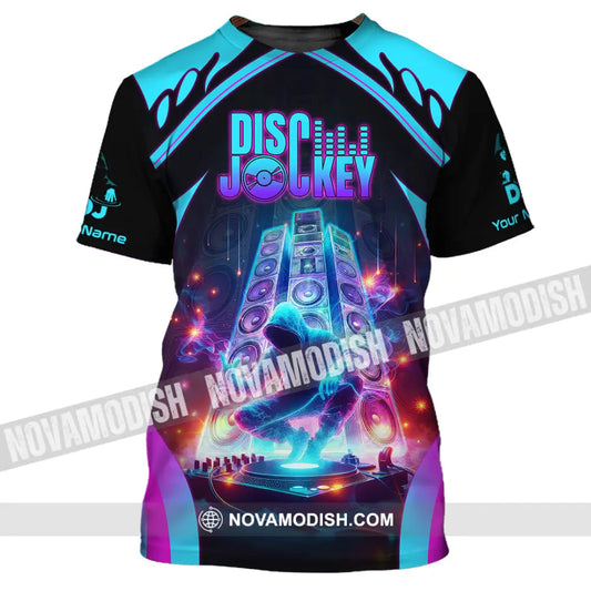Unisex Shirt - Custom Text Dis Jockey T-Shirt / S T-Shirt