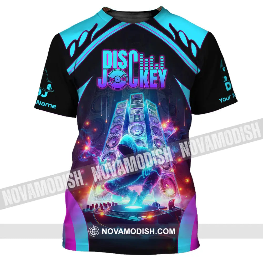 Unisex Shirt - Custom Text Dis Jockey T-Shirt / S T-Shirt