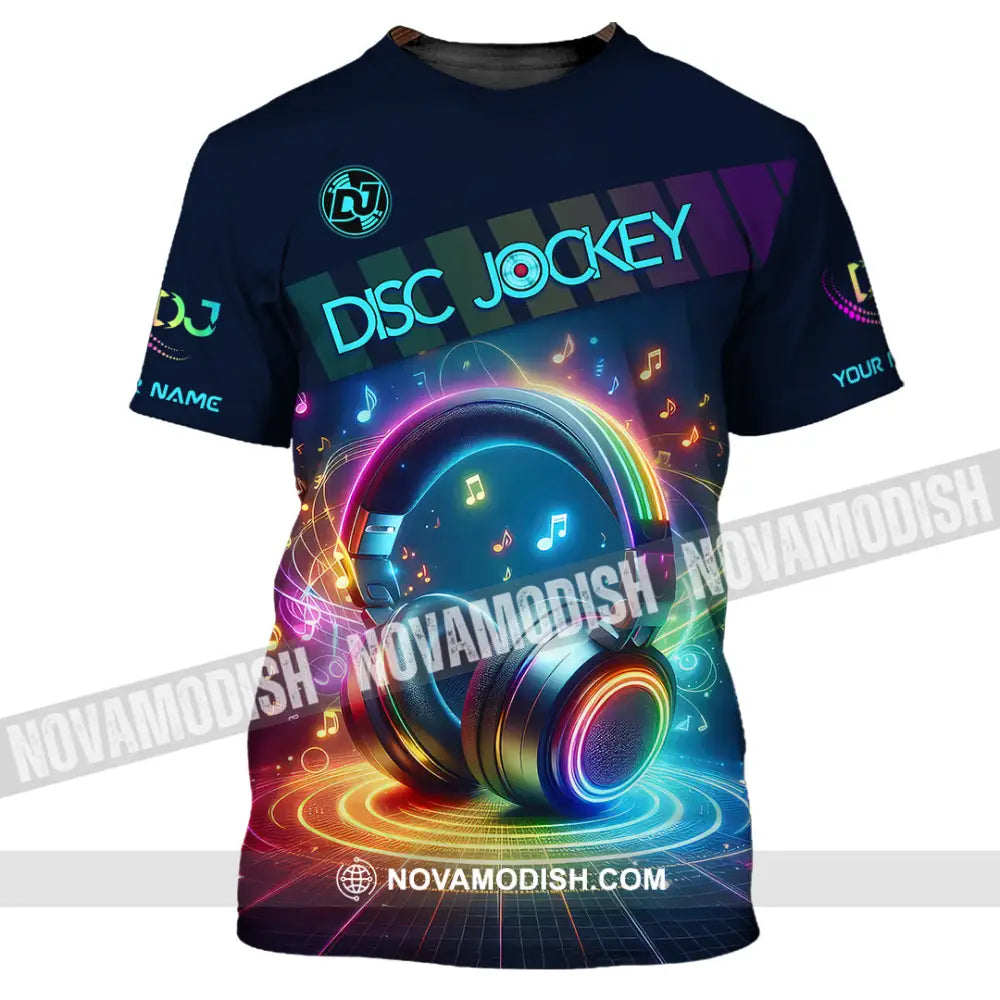 Unisex Shirt - Custom Text Dis Jockey T-Shirt / S T-Shirt