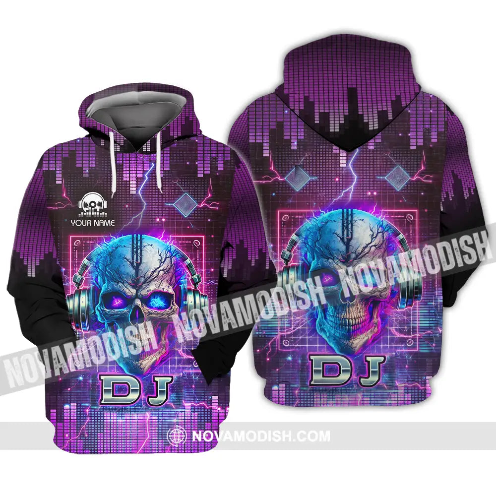 Unisex Shirt - Custom Text Disc Jockey Hoodie / S T-Shirt