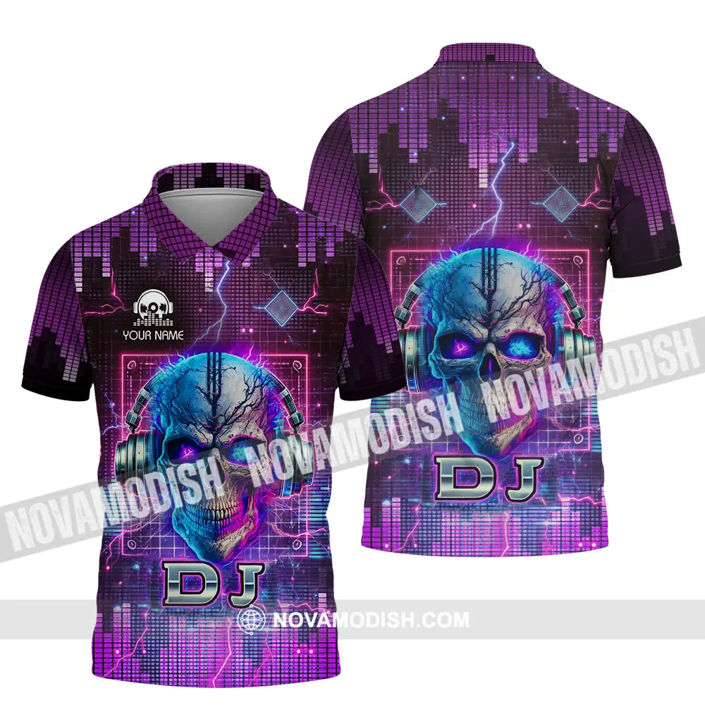 Unisex Shirt - Custom Text Disc Jockey Polo / S T-Shirt