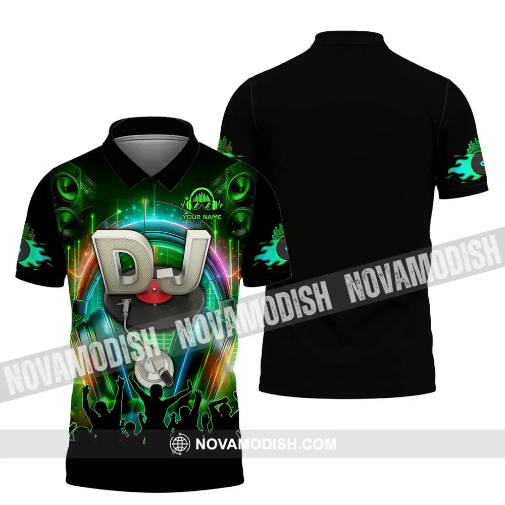 Unisex Shirt - Custom Text Shirt Disc Jockey Shirt Polo Shirt / S T-shirt