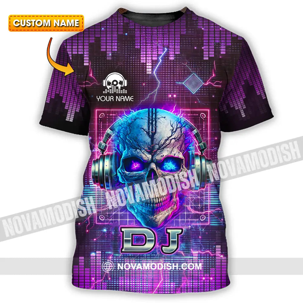 Unisex Shirt - Custom Text Disc Jockey T-Shirt