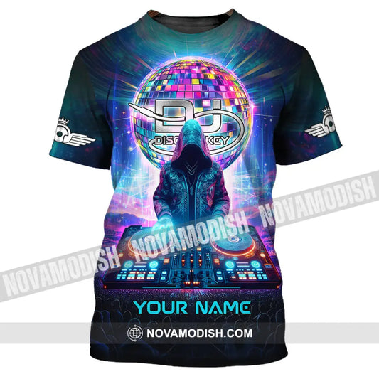 Unisex Shirt - Custom Text Disc Jockey T-Shirt / S T-Shirt