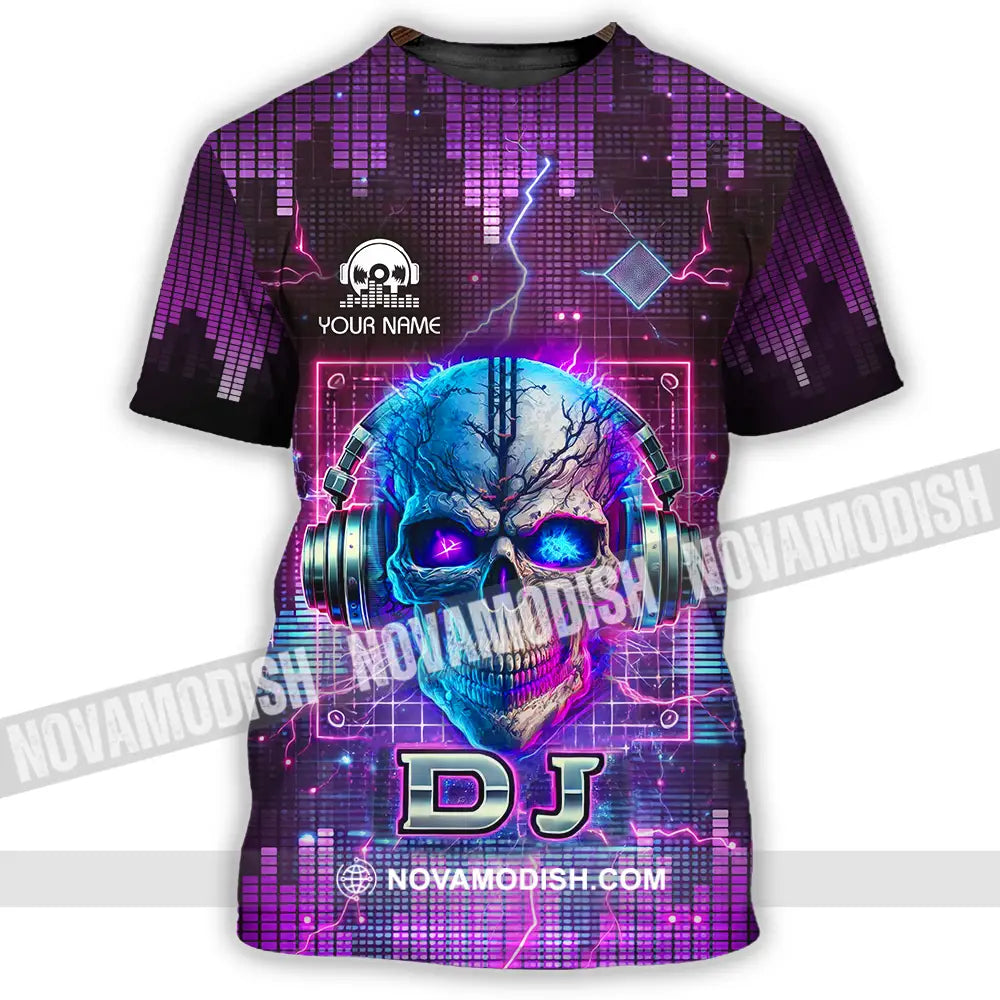 Unisex Shirt - Custom Text Disc Jockey T-Shirt / S T-Shirt