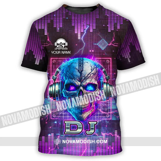 Unisex Shirt - Custom Text Disc Jockey T-Shirt / S T-Shirt