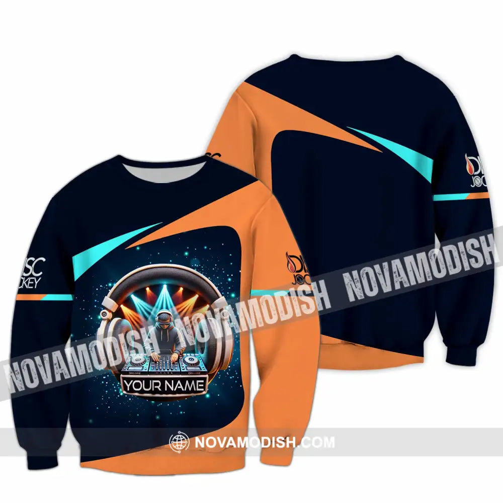 Unisex Shirt - Custom Text Shirt DJ Shirt Long Sleeve / S T-shirt