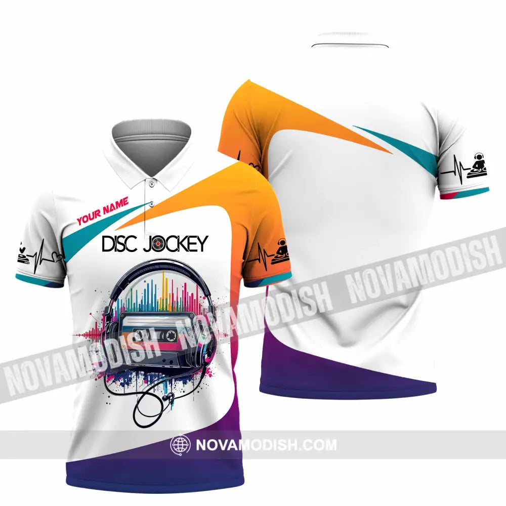 Unisex Shirt - Custom Text Shirt DJ Shirt Polo Shirt / S T-shirt