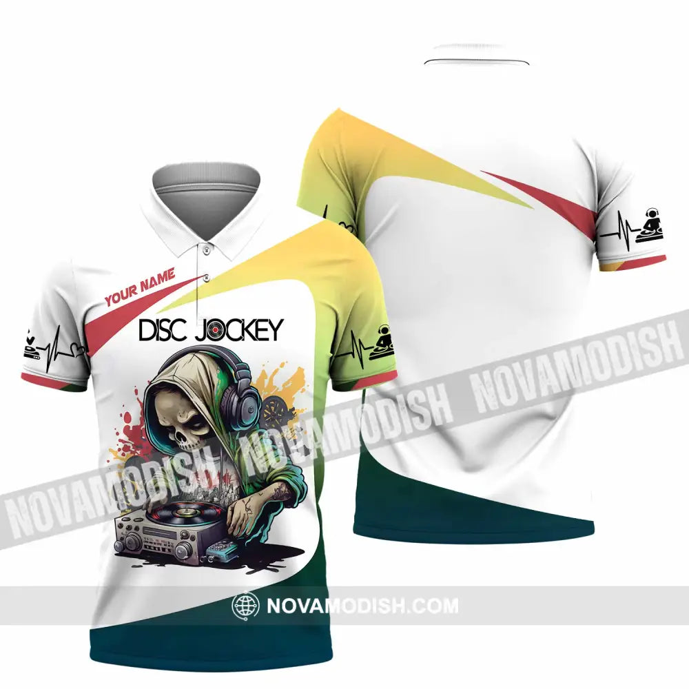 Unisex Shirt - Custom Text Shirt DJ Shirt Polo Shirt / S T-shirt