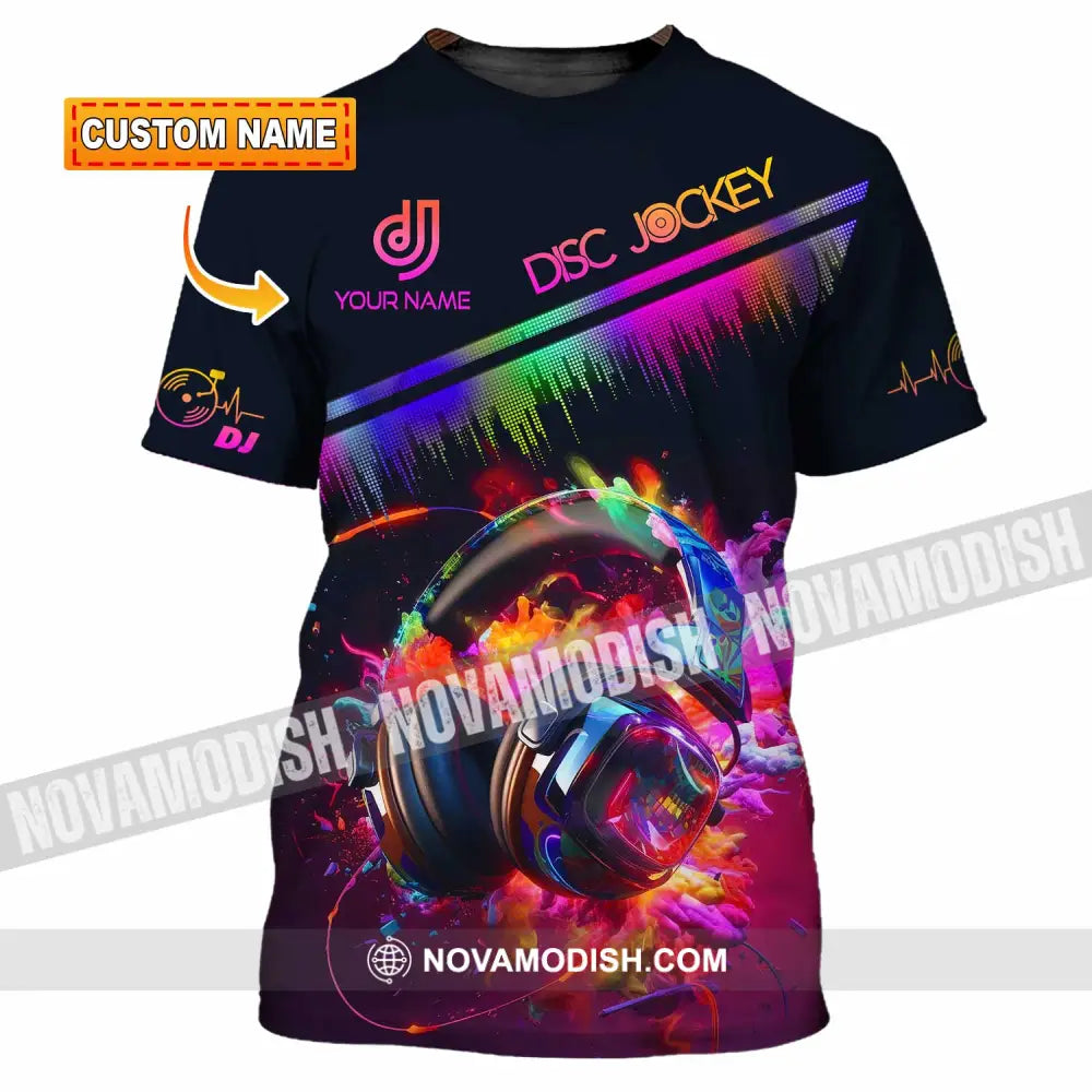Unisex Shirt - Custom Text Dj T-Shirt
