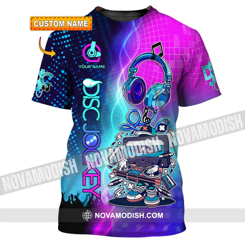 Unisex Shirt - Custom Text Shirt DJ Shirt T-shirt