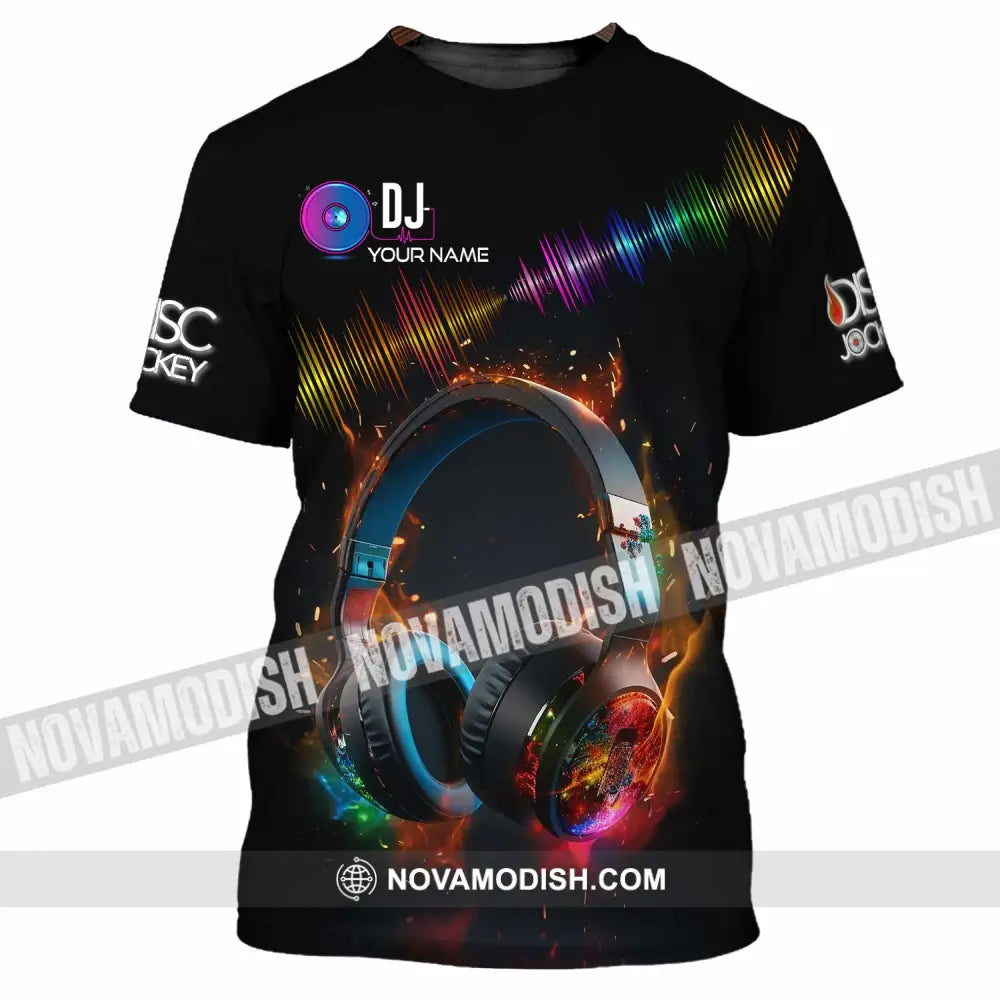 Unisex Shirt - Custom Text Dj T-Shirt / S T-Shirt