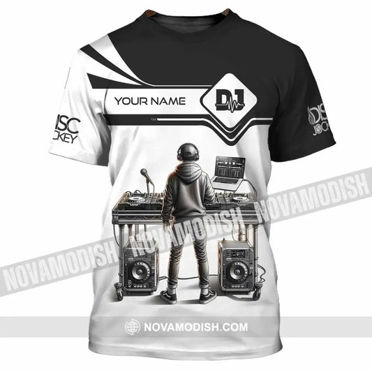 Unisex Shirt - Custom Text Dj T-Shirt / S T-Shirt