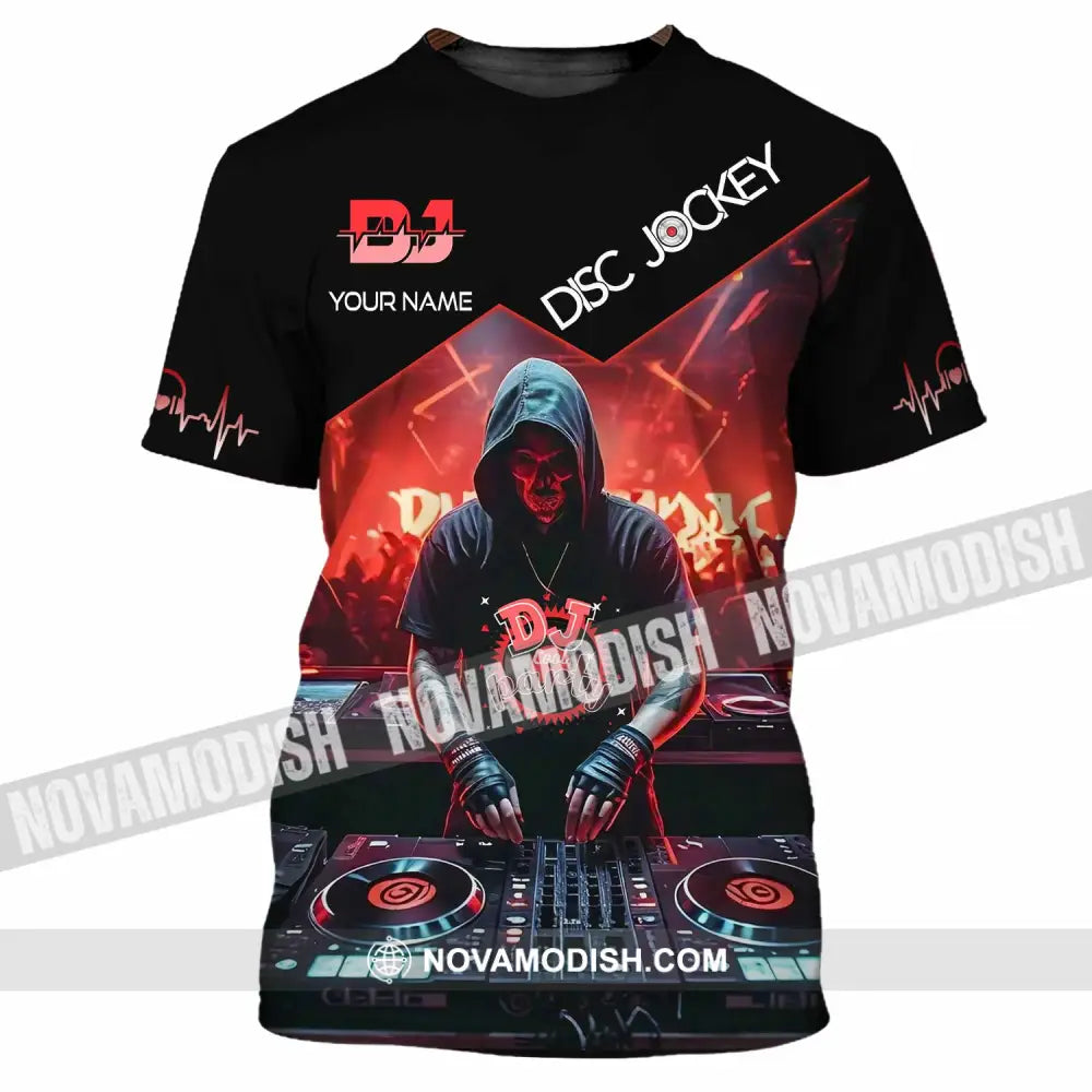 Unisex Shirt - Custom Text Dj T-Shirt / S T-Shirt