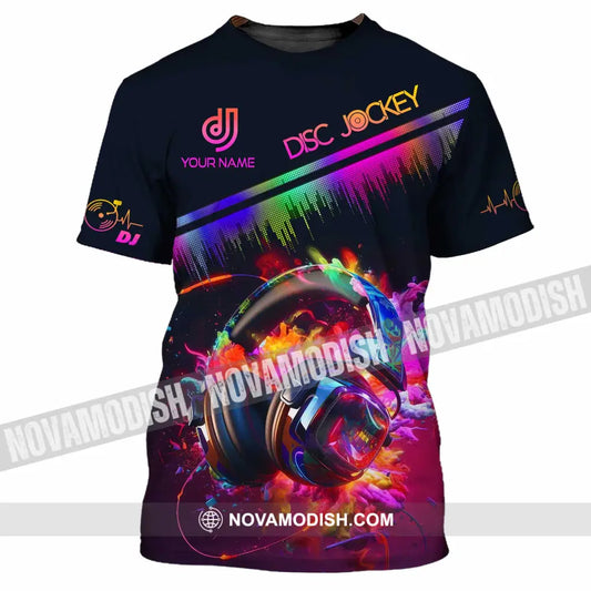 Unisex Shirt - Custom Text Dj T-Shirt / S T-Shirt