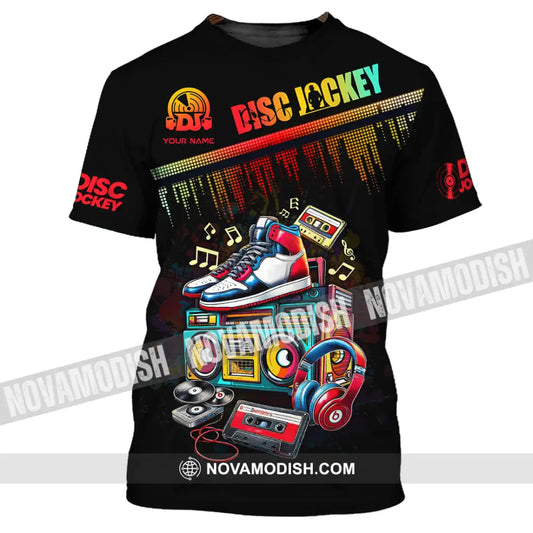 Unisex Shirt - Custom Text Shirt DJ Shirt T-Shirt / S T-shirt