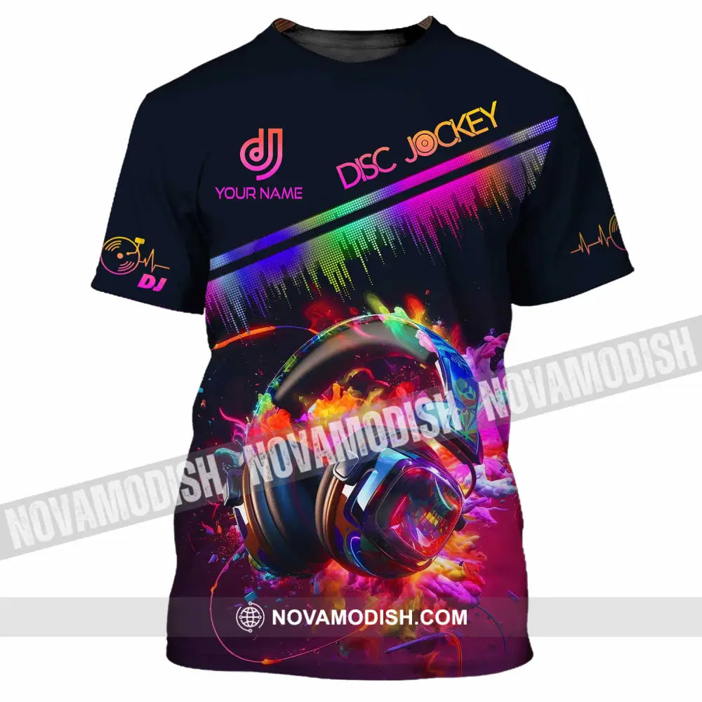 Unisex Shirt - Custom Text Dj T-Shirt / S T-Shirt